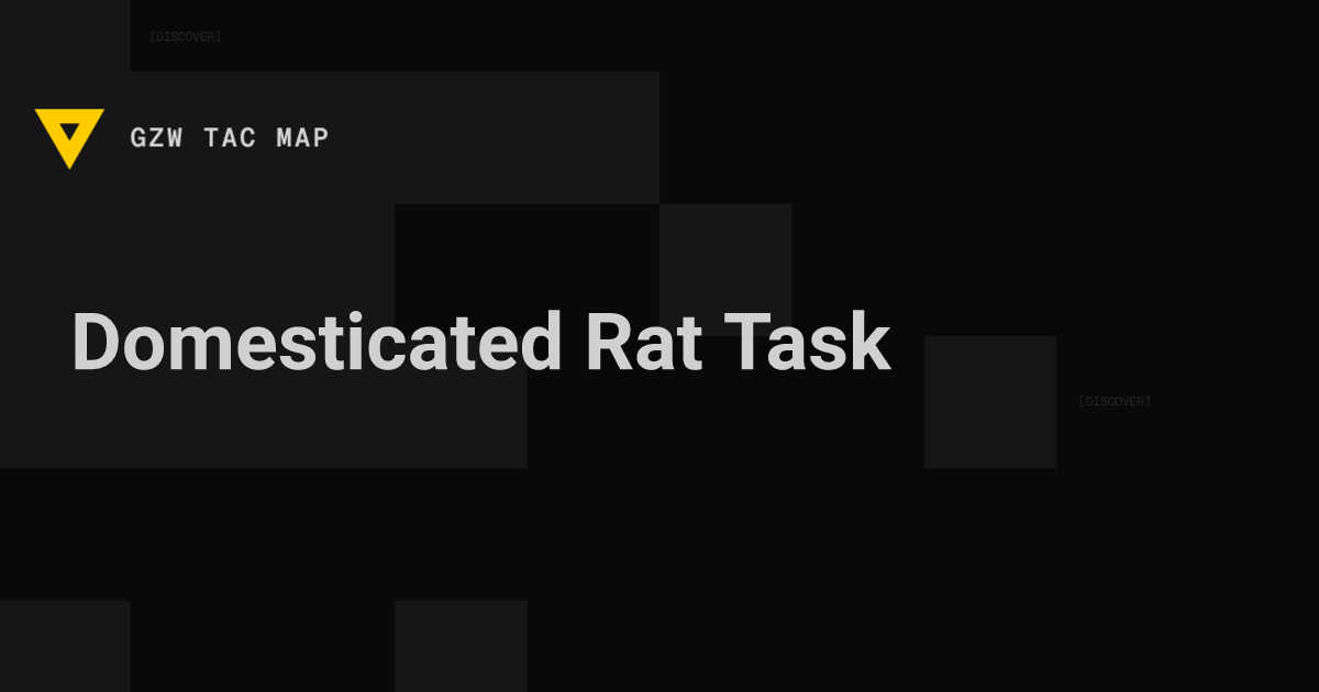 Domesticated Rat (Handshake) — Gray Zone Warfare | GZW Tac Map