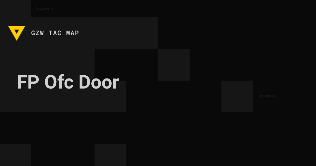 FP Ofc Door — Gray Zone Warfare | GZW Tac Map