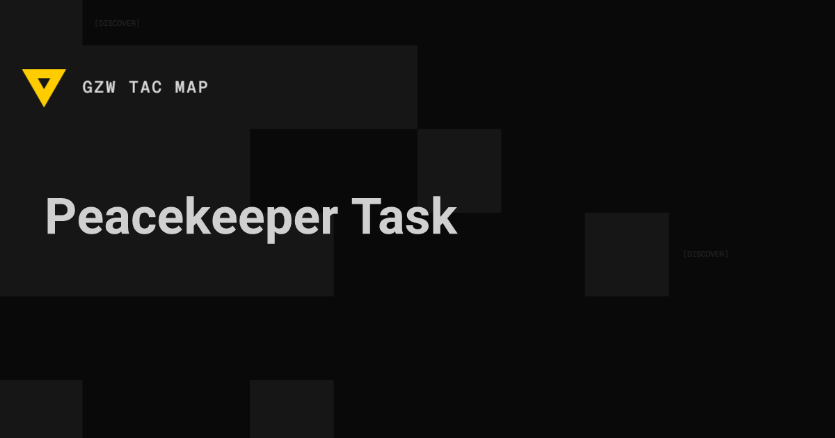 Peacekeeper (LabRat) — Gray Zone Warfare | GZW Tac Map