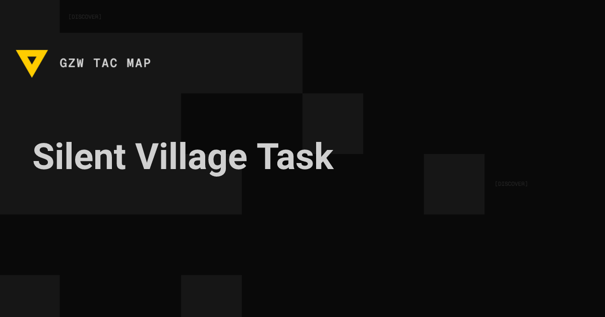 Silent Village (Artisan) — Gray Zone Warfare | GZW Tac Map